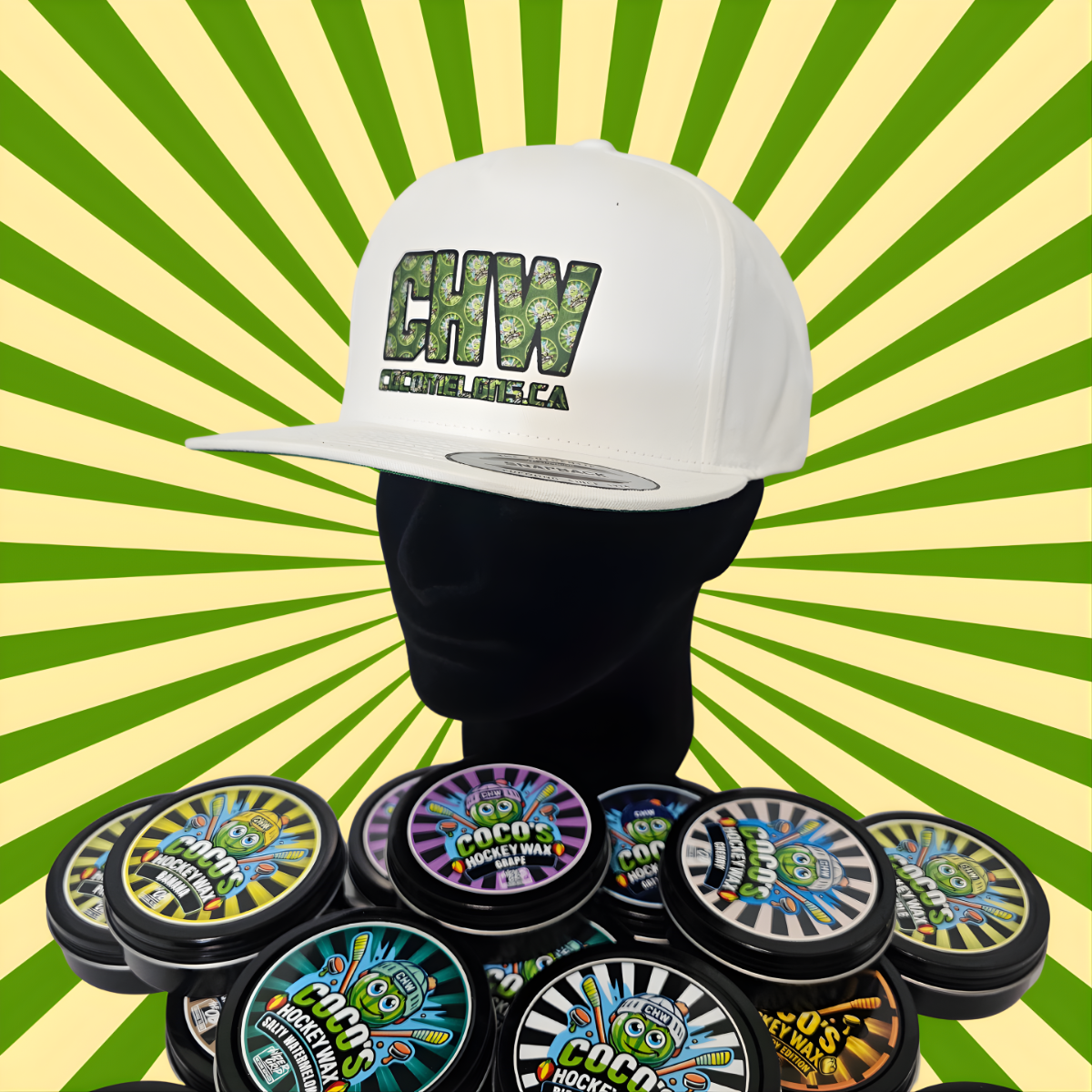 CHW Snapback – White Script