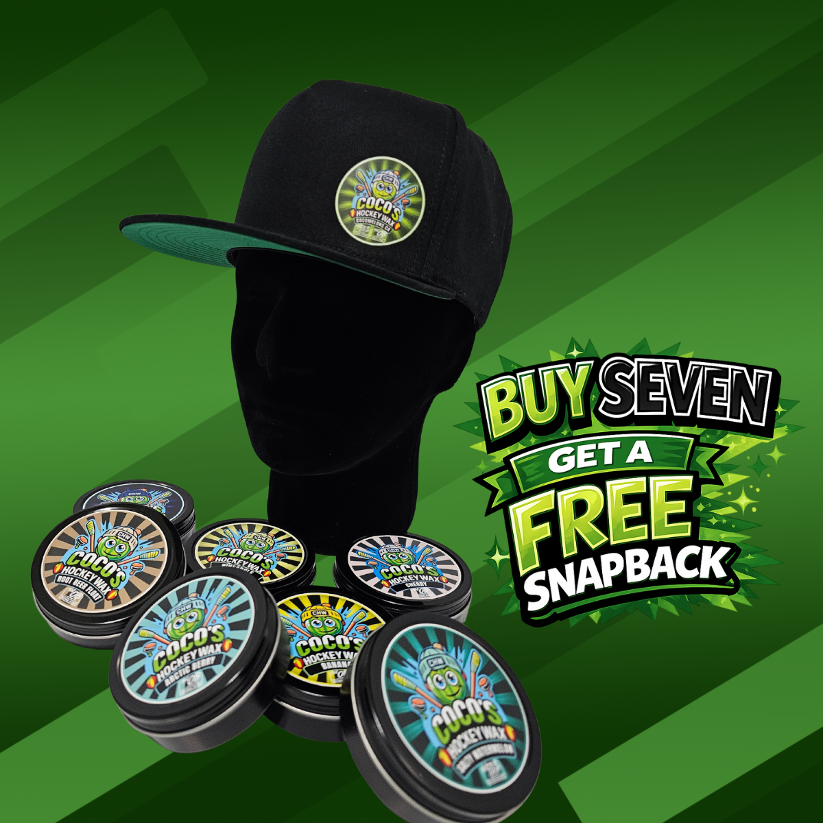 Buy 7 get a Free Snapback