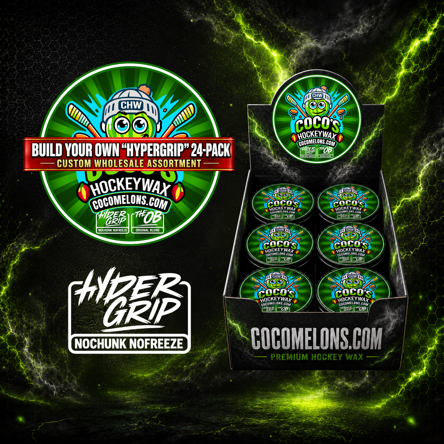 Build Your Own HyperGrip 24-Pack Custom Wholesale Assortment