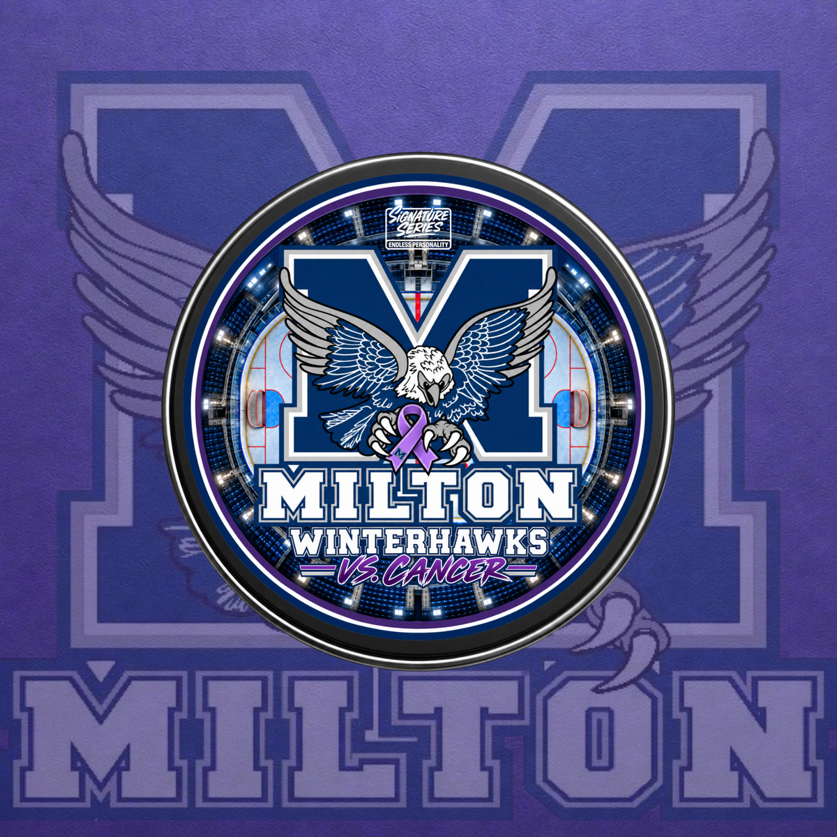 Milton Winterhawks Vs. Cancer - Blue Biscuit